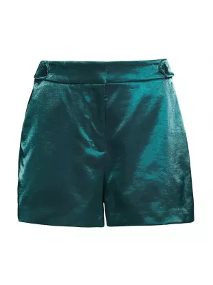 Aria Glazed Velvet Shorts