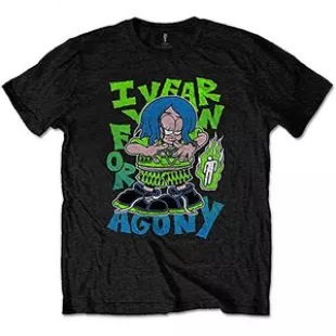 Little Boys' Agony Childrens T-Shirt 8 Black