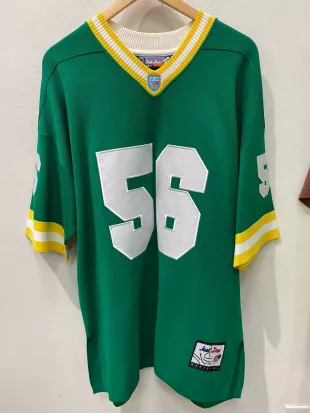 Football Jersey Number 56 in green