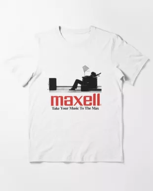 MAXELL THE TAPE THAT DELIVERS VINTAGE SHIRT
