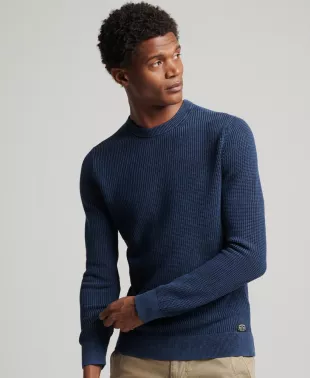 Superdry - Academy Dyed Texture Crew Jumper