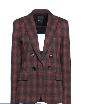 Pinko - Red Plaid Blazer