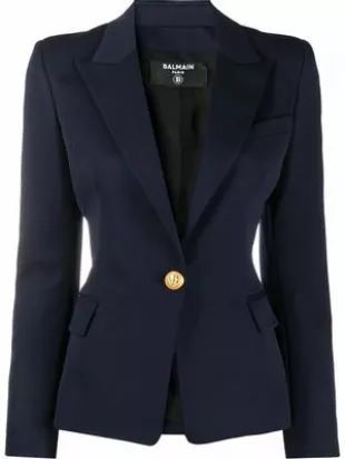 Button Front Blazer