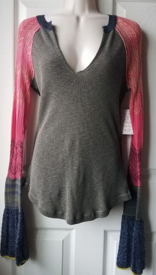FREE PEOPLE WE THE FREE SUNSHINE THERMAL MOSS SIZE S NWT | eBay
