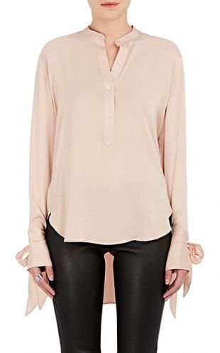 RAG & BONE Dylan Cutout Back Silk Top