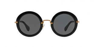 Miu Miu 13NS Round Sunglasses, 49mm