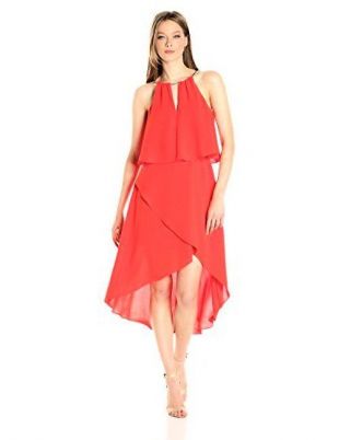 Adrianna Papell Women's Hi Lo Halter Dress   Choose SZ/Color | eBay