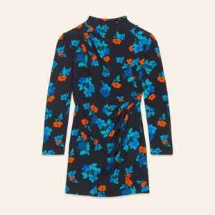Robe portefeuille imprimée