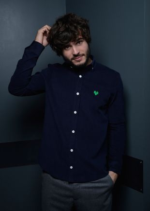 Chemise Velours Milleraies Navy