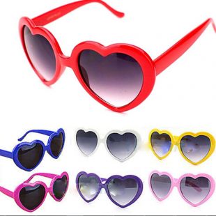NT Heart Shaped SUNGLASSES fashion Shades Sunnies Shape Retro costume glasses  | eBay