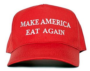 Swagge Make America Eat Again Embroidered Red Baseball Hat - OSFA