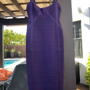 Plum Purple Bandage Dress