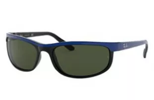 PREDATOR 2 Sunglasses Blue frame Green Classic G-15 lenses 62-19