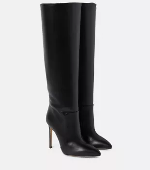 Paris Texas - Leather Knee High Boots