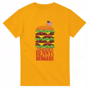 MOVIECULTURESTORE - Funny Benny's Burgers Eleven Nerd Geek Graphic ...