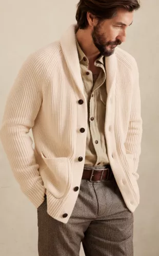 Shawl Collar Cardigan
