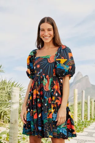 zodiac organic cotton mini dress The Zodiac Dress by Songs of Siren