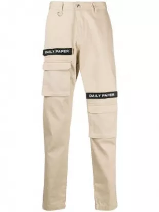 Logo-Embellished Slim-Fit Trousers