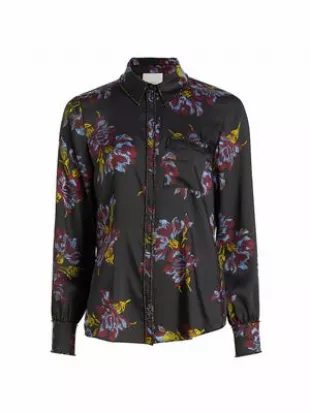 Blanche Floral Button-Up Shirt