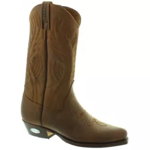 Boots 2616 Brown Leather Classic Cowboy Original Western Hand Mad