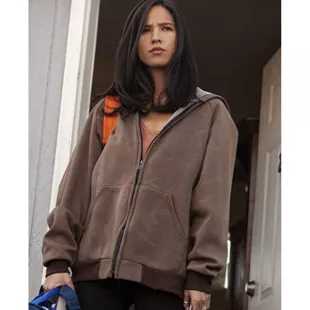 Monica Dutton Yellowstone Kelsey Asbille Brown Hoodie