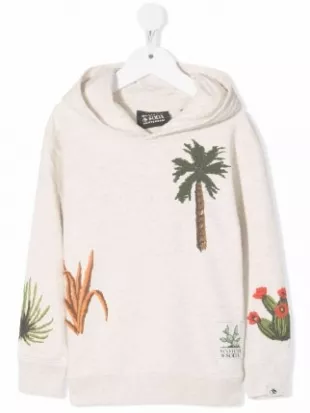 Embroidered Organic Cotton Hoodie