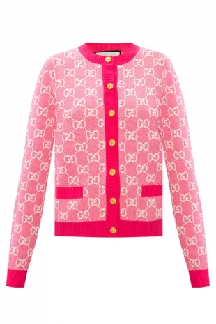 Pink Cardigan With Pockets