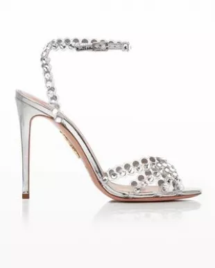 Tequila Crystal Ankle-Strap Cocktail Sandals