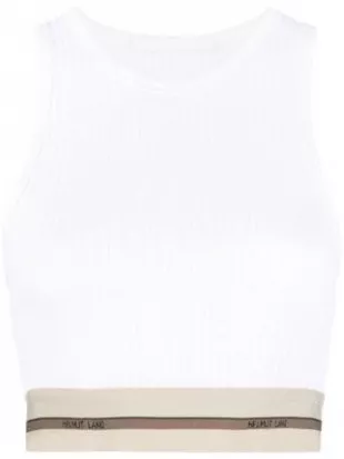 Logo Underband Cropped Vest Top