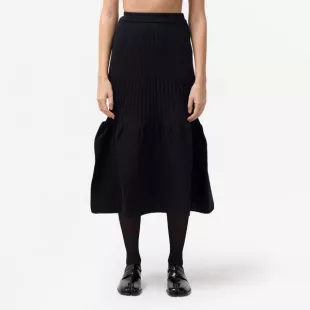 Fluted Midi Skirt