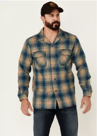 Board Ombre Plaid  Western Shirt