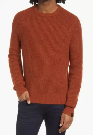 Rag & Bone - Pierce Marled Cashmere Crewneck Sweater