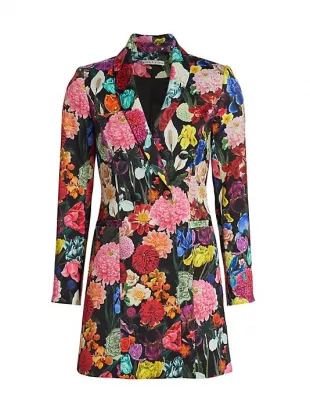 Latoya Floral Blazer Mini Dress