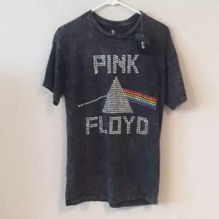 Pink Floyd Dark Side of the Moon Rhinestone TShirt