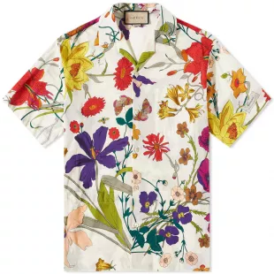 Floral Vacation Shirt Ivory