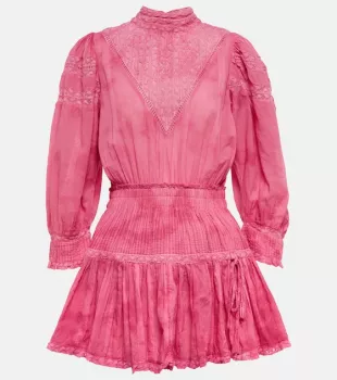 Viola Tie Dye Cotton Mini Dress