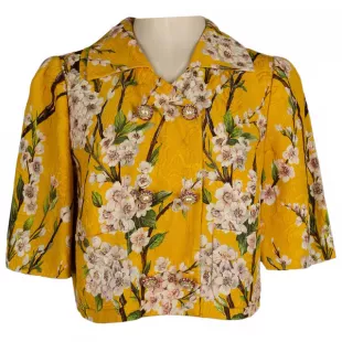Yellow Floral Blossom Jacket