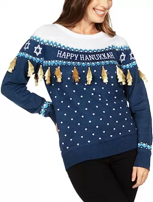 Tacky Ugly Hanukkah Sweater