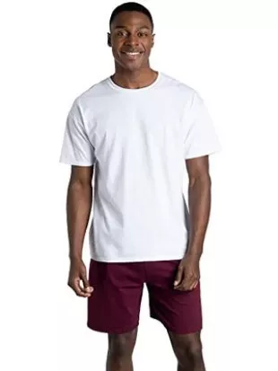 Men's Eversoft Cotton T-Shirts in white