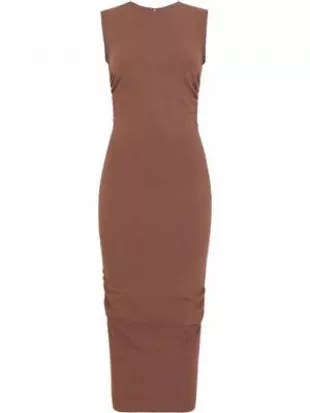 Ruched Mid-length Dress