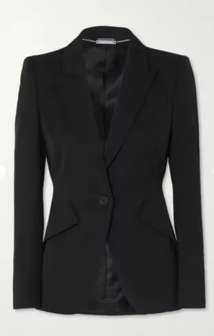 Grain de Poudre Wool Blazer