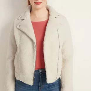 Old Navy - Sherpa Moto Jacket