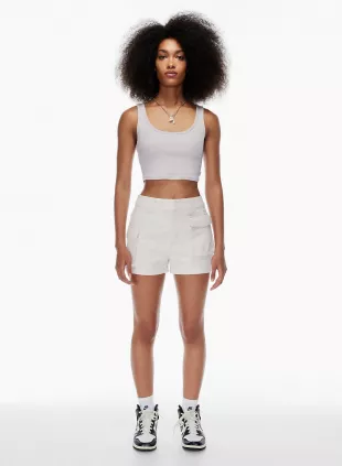 Ribbed Cropped Tank