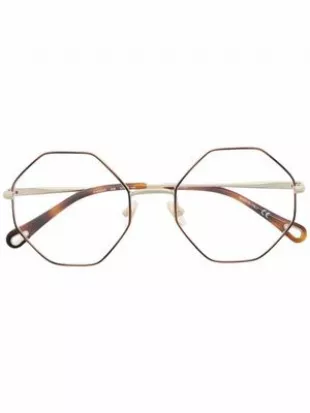 Hexagonal Frame Glasses