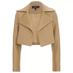 Cropped Camel Jacket