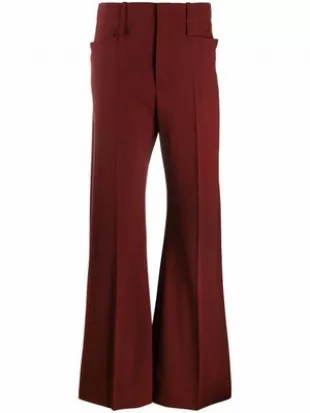 High-rise Flared Trousers