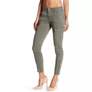 Olive green pockets Jeans
