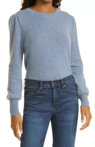 Veronica Beard - Nelia Cashmere Sweater in Brick