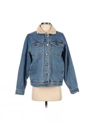 BP. - Sherpa Collar Denim Jacket