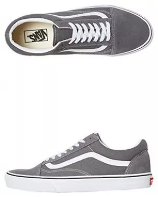 Old Skool Sneakers Pewter/True White